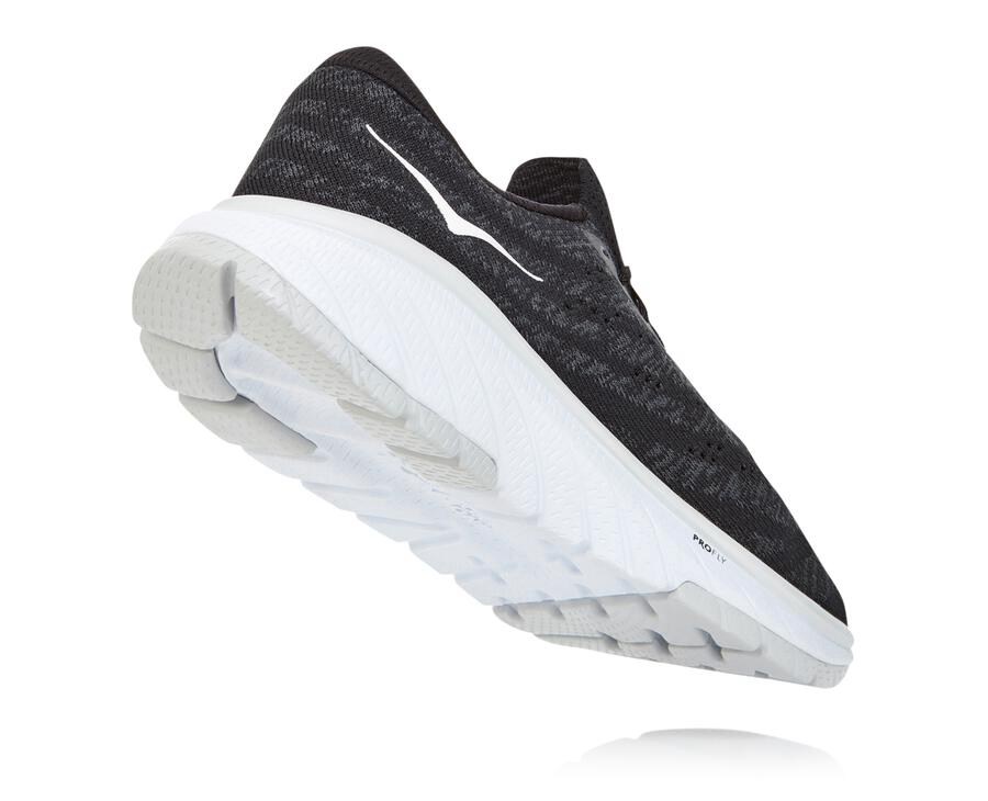 Zapatos Para Caminar Hoka One One Mujer Negros/Blancos - Cavu 3 - DJQK43802